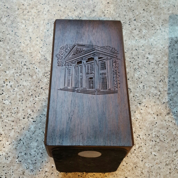 Vintage Pair Walnut Lasercraft Bookends - Picture 6 of 13